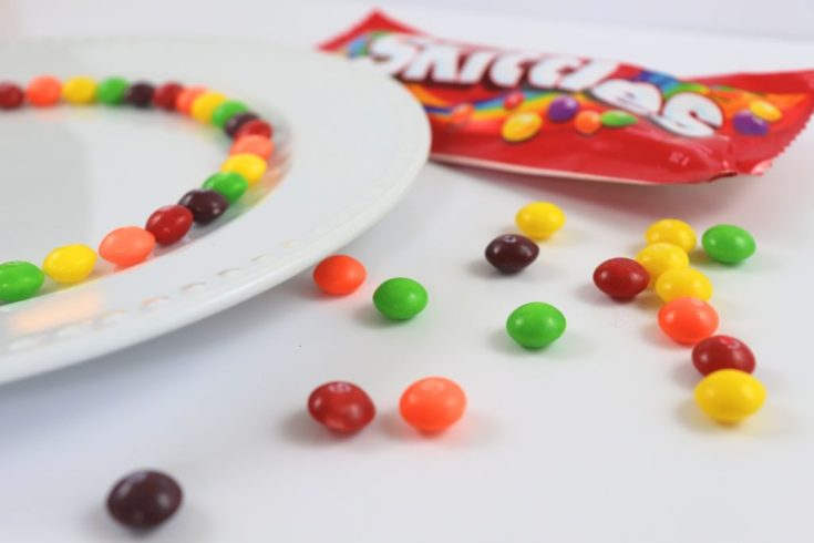 Image for Skittles Rainbow Experiment ~ Nifty Thrifty DIYer