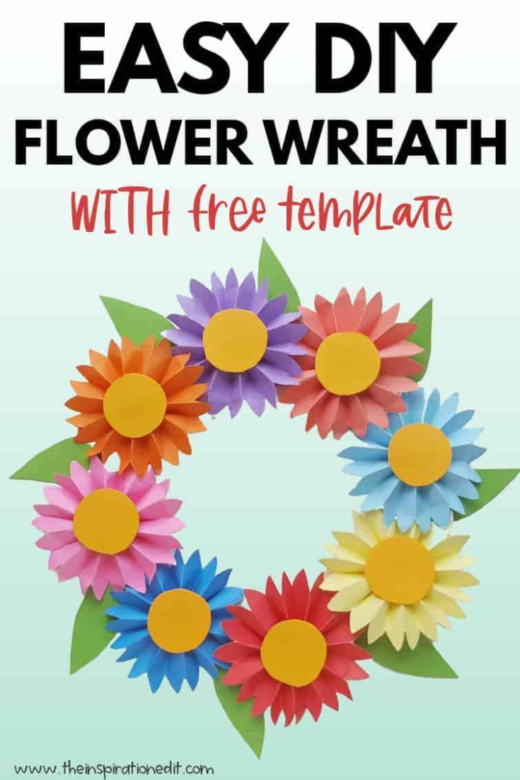 Image for DIY Spring Flower Craft Wreath