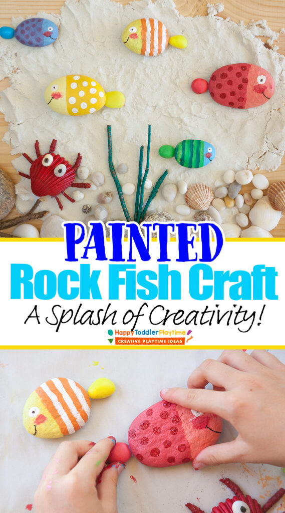 Image for Painted Rock Fish Craft for Kids