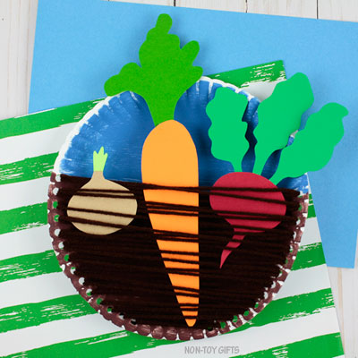 Image for Paper Plate Veggie Garden Craft for Kids