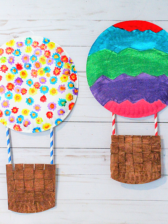 Image for Paper Plate Hot Air Balloon Craft