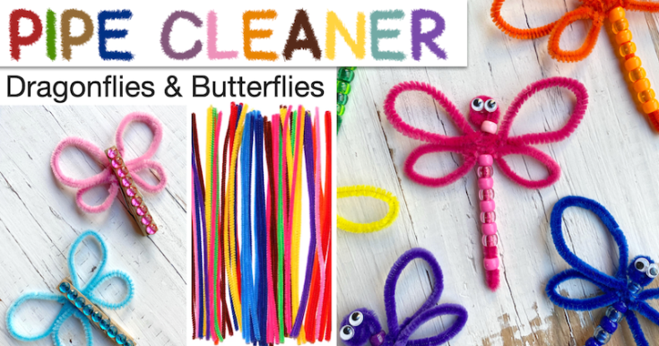 Image for Beaded Pipe Cleaner Dragonflies (Easy Craft For Kids!)