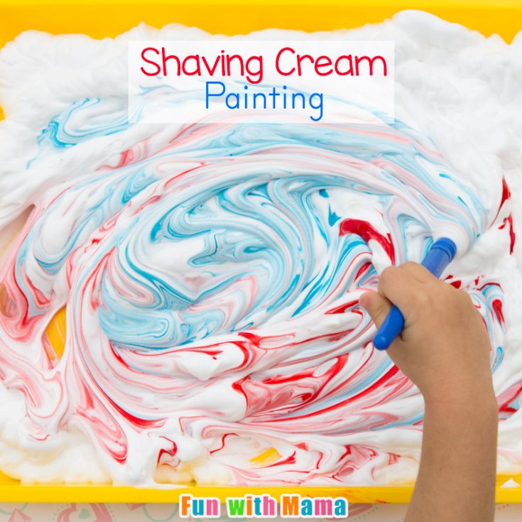 Image for Shaving Cream Painting Process Art for Preschoolers
