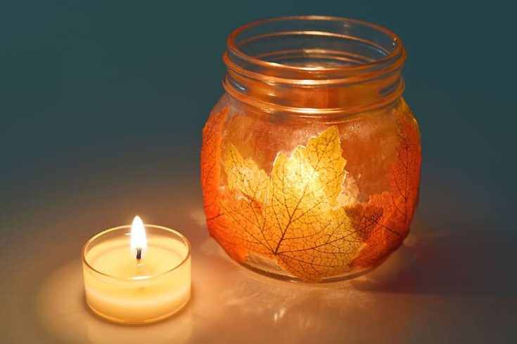 Image for Mason Jar Leaf Lanterns 