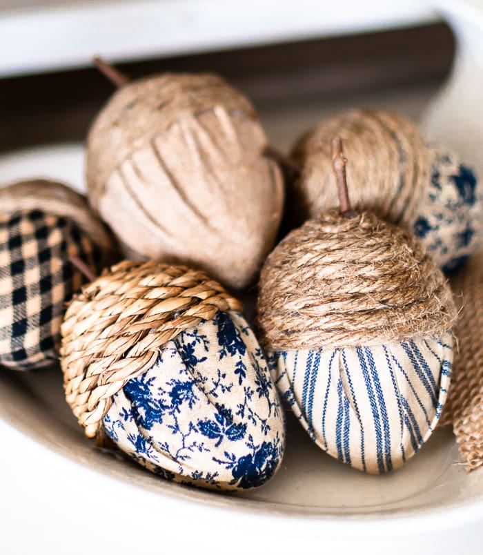 Image for Rustic Fabric Acorns