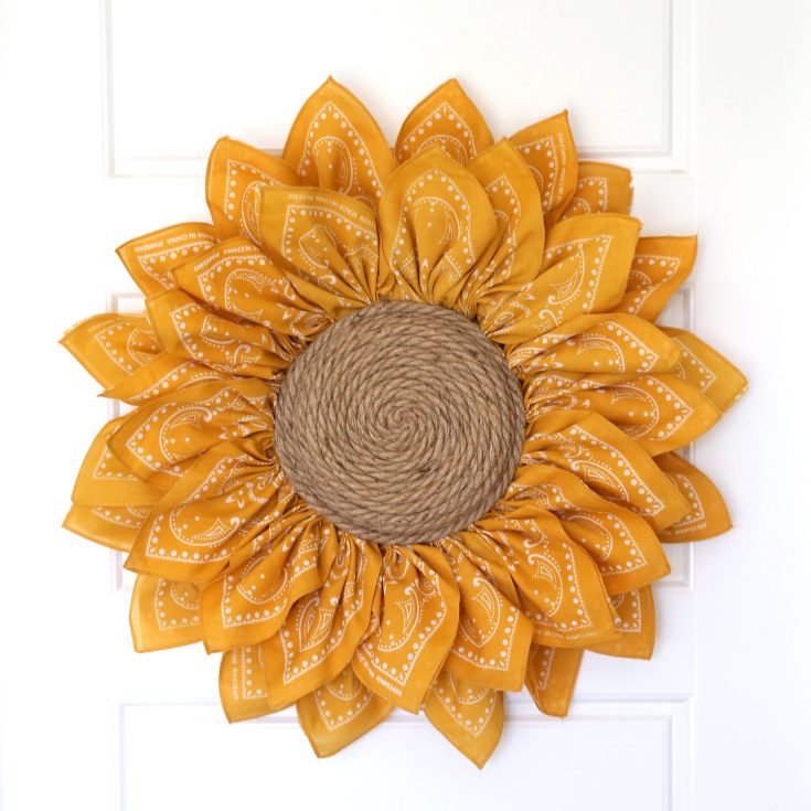Image for Sunflower Bandana Wreath