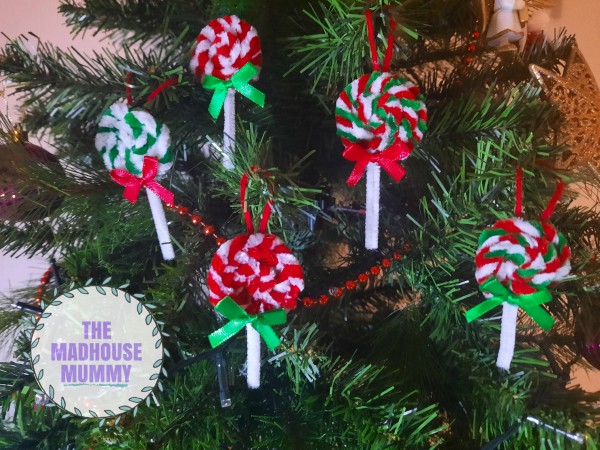 Image for Pipe cleaner lollipop ornaments