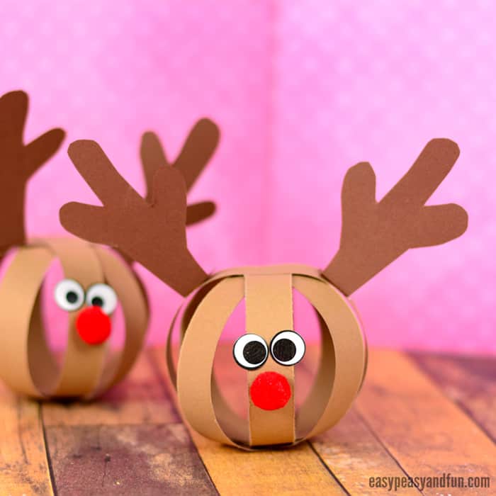 Image for Paper Ball Reindeer Craft