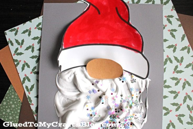 Image for Puffy Paint Santa Gnome Craft Idea For Kids