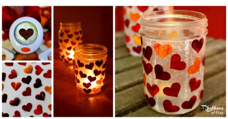 Image for DIY Heart Leaf Lanterns