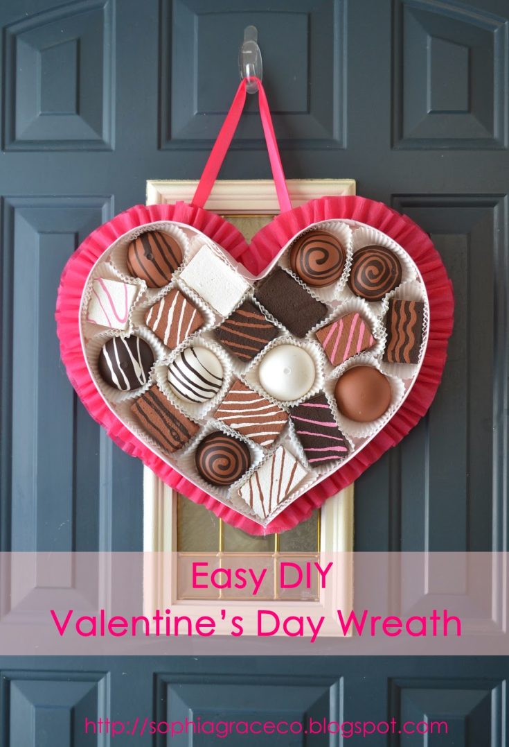 Image for Chocolate Valentines Day Wreath