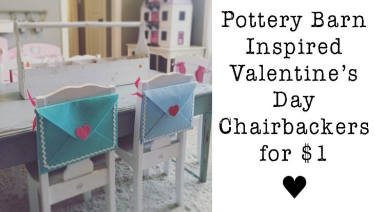 Image for Valentine&rsquo;s Day Chairbacker- Pottery Barn Inspired