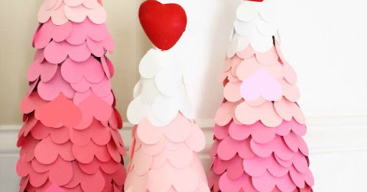 Image for DIY Ombre Valentine's Day Tree
