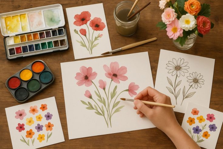 Image for 4 Flower Painting Techniques That Are Easier Than You Think